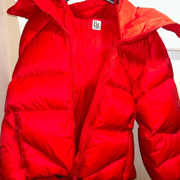 BACON DOWN RED PUFFER - Picture 4 of 15